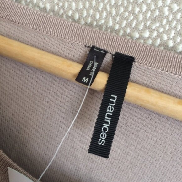 M Maurice’s Short Sleeve Sweater NWT - Picture 5 of 6